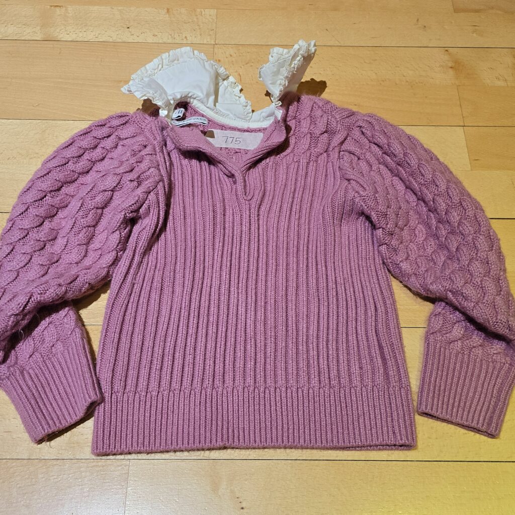 775-Pink-Sweater-with-Ruffle-Collar-Main