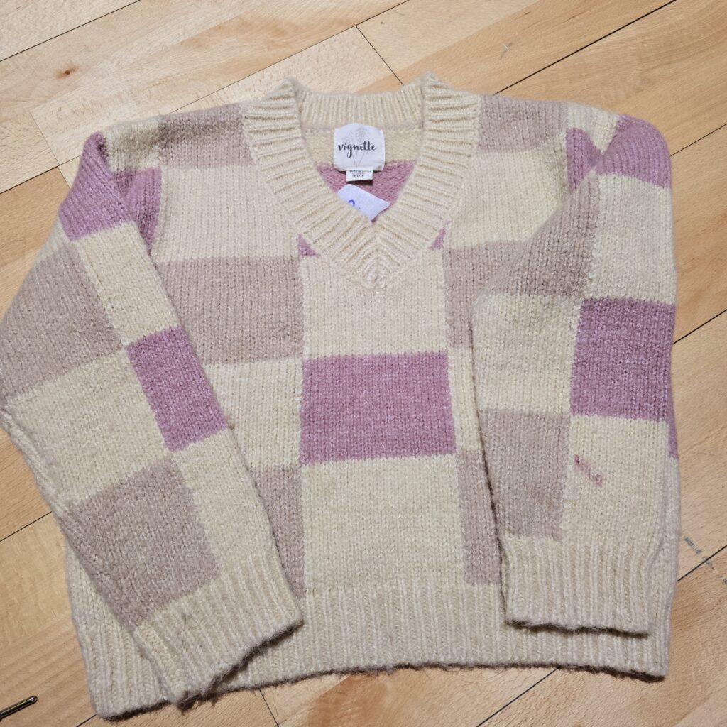 812-Beige-and-Purple-Checkered-Sweater-Main