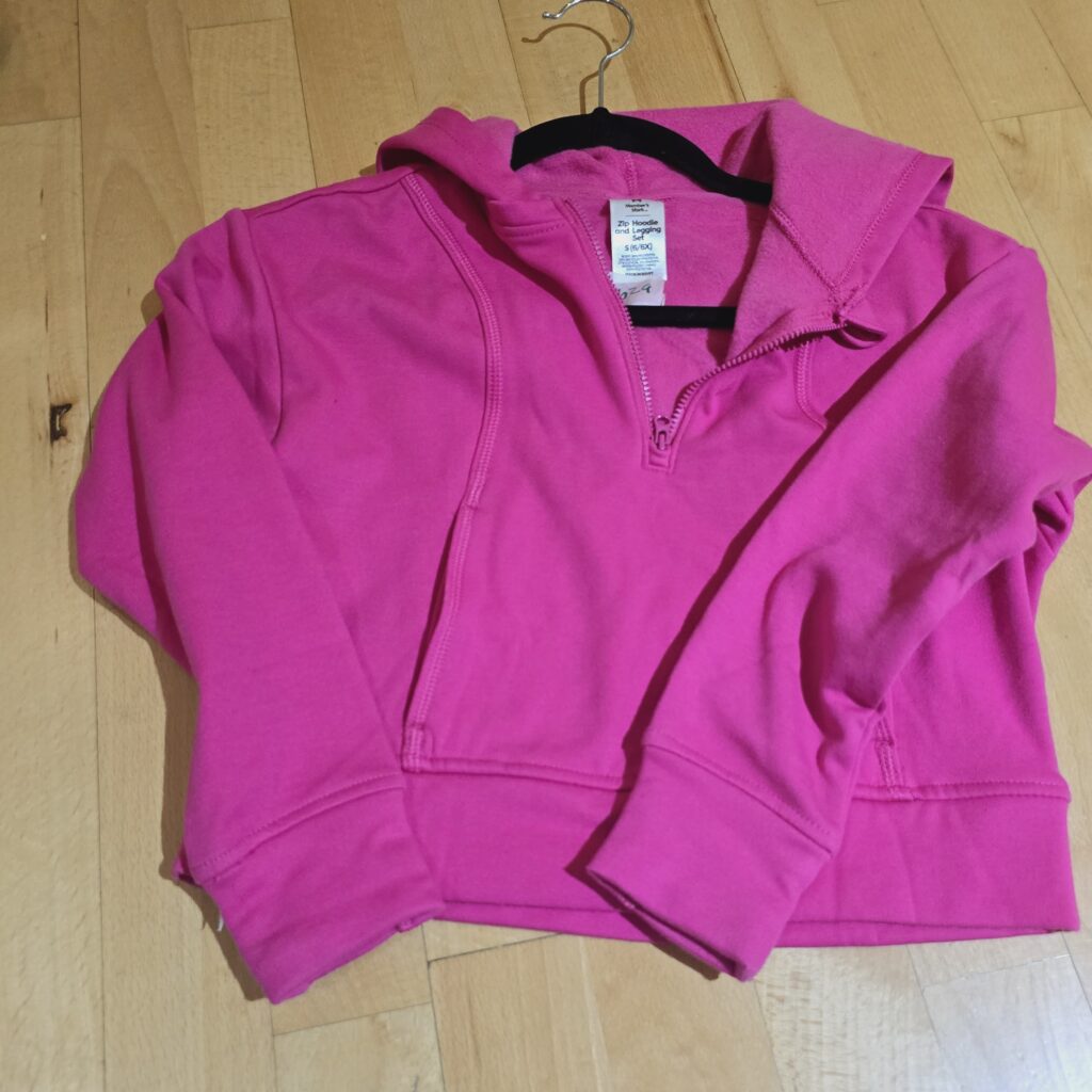629-Bright-Pink-Quarter-Zip-Sweatshirt-Main